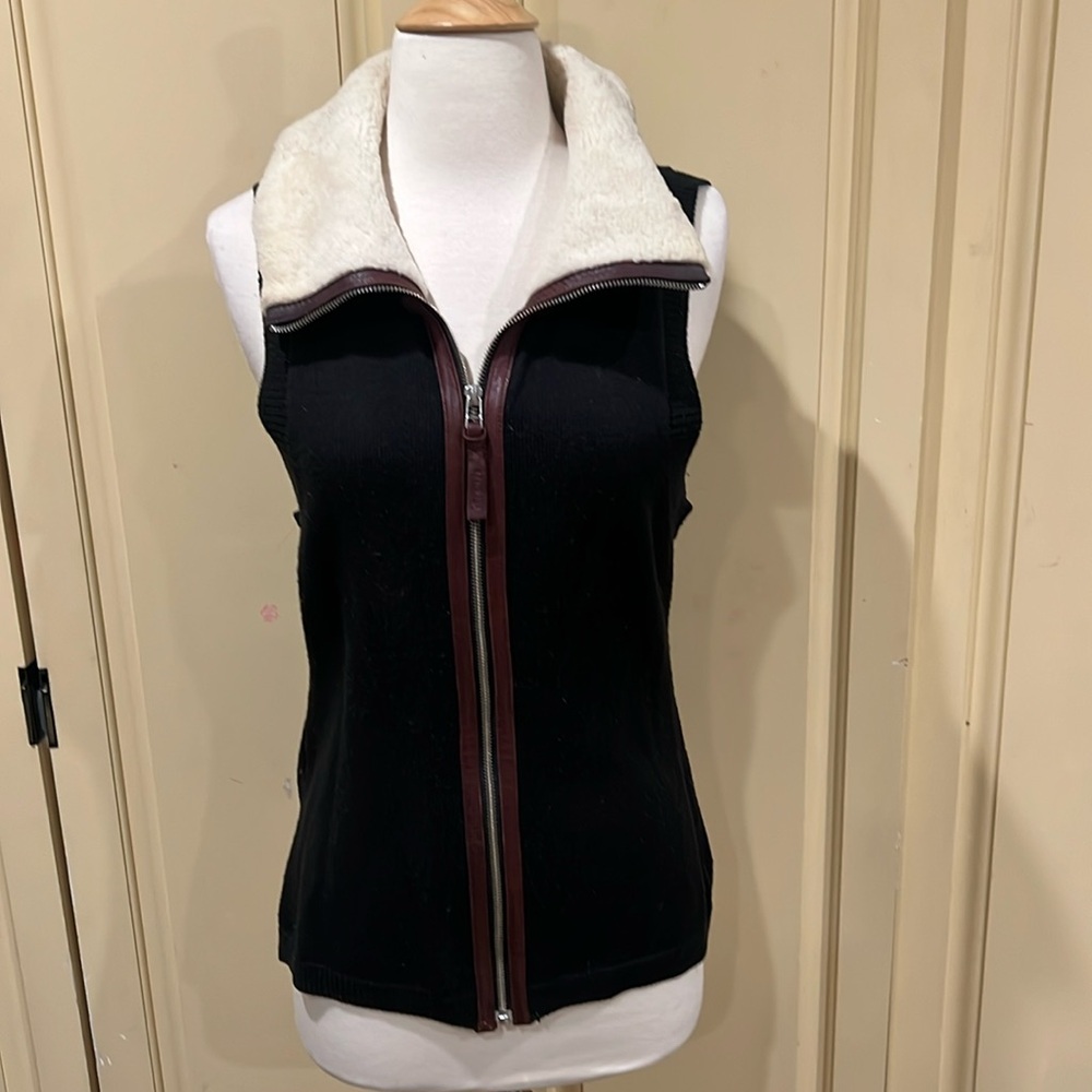 Mackage Wool Genuine Lamb leather Vest